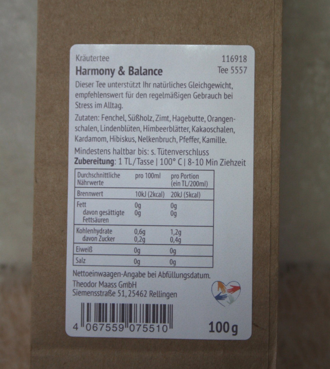 HarmonyTee Kräutertee