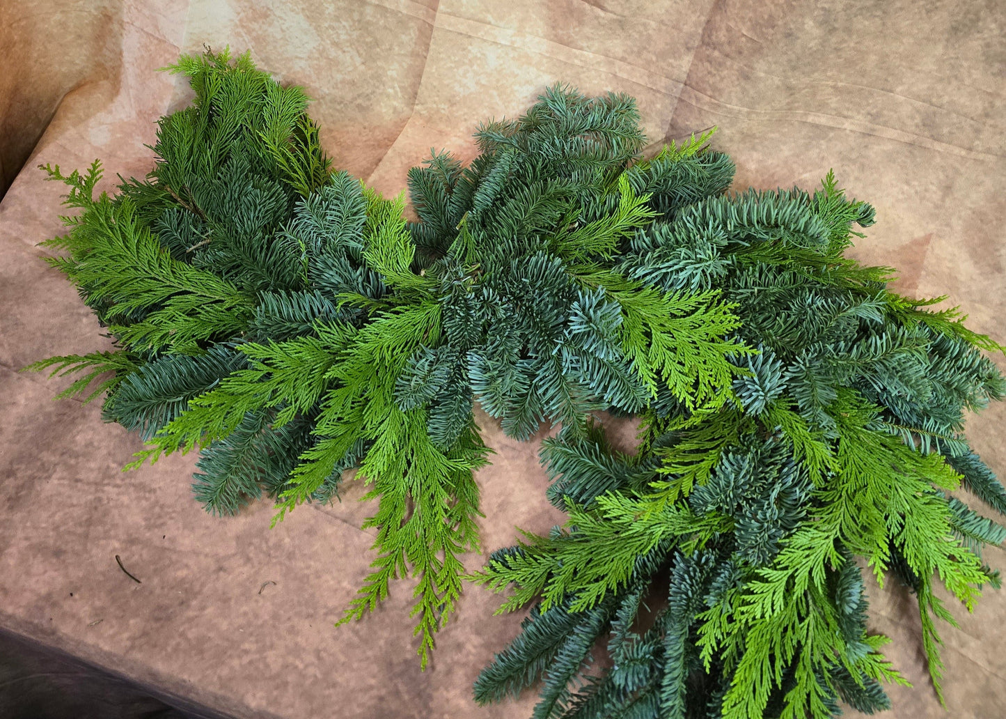 #8018 S Girlande frische Tanne, Tuja