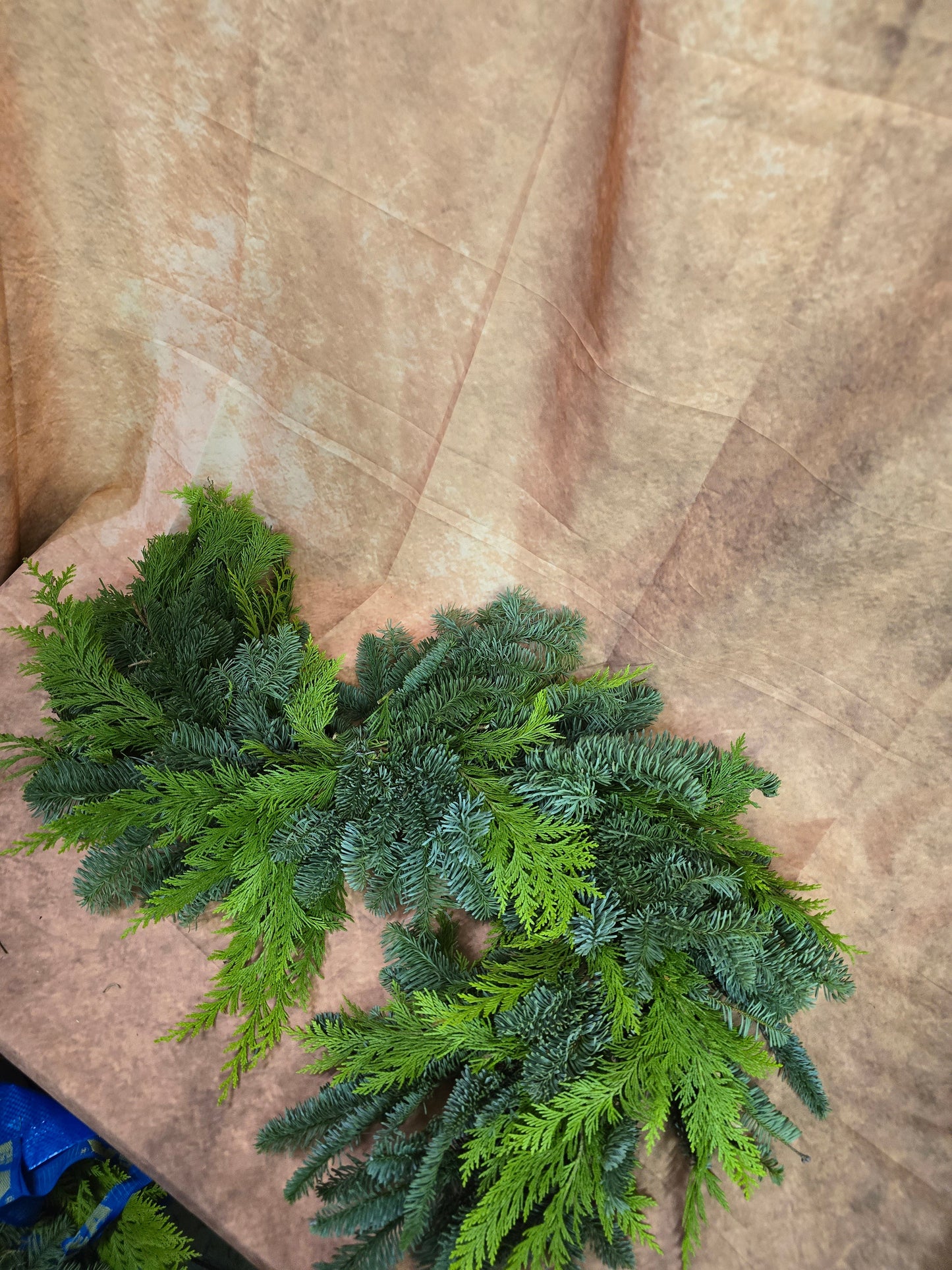 #8018 S Girlande frische Tanne, Tuja