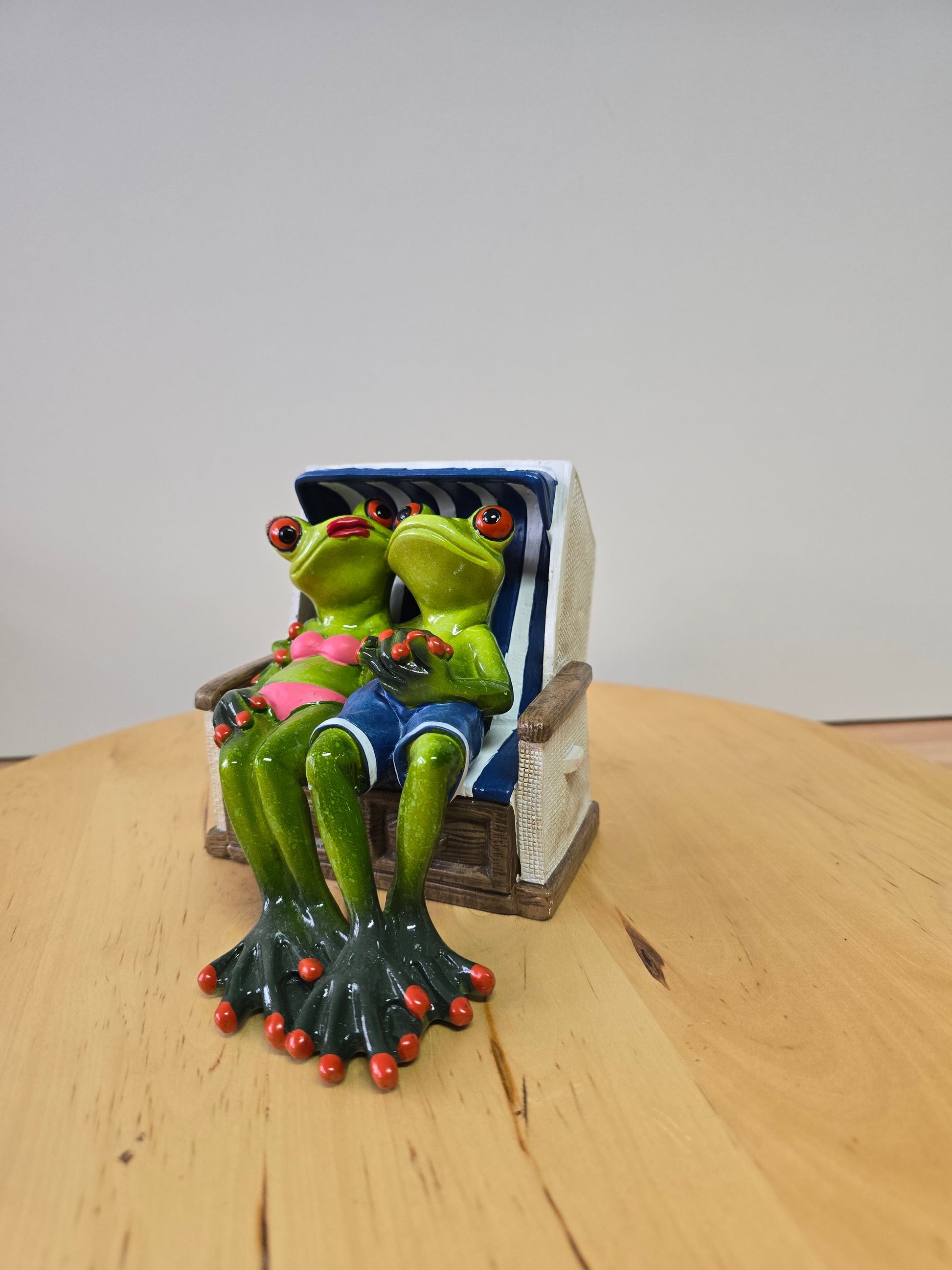 Frösche im Strandkorb16 cm