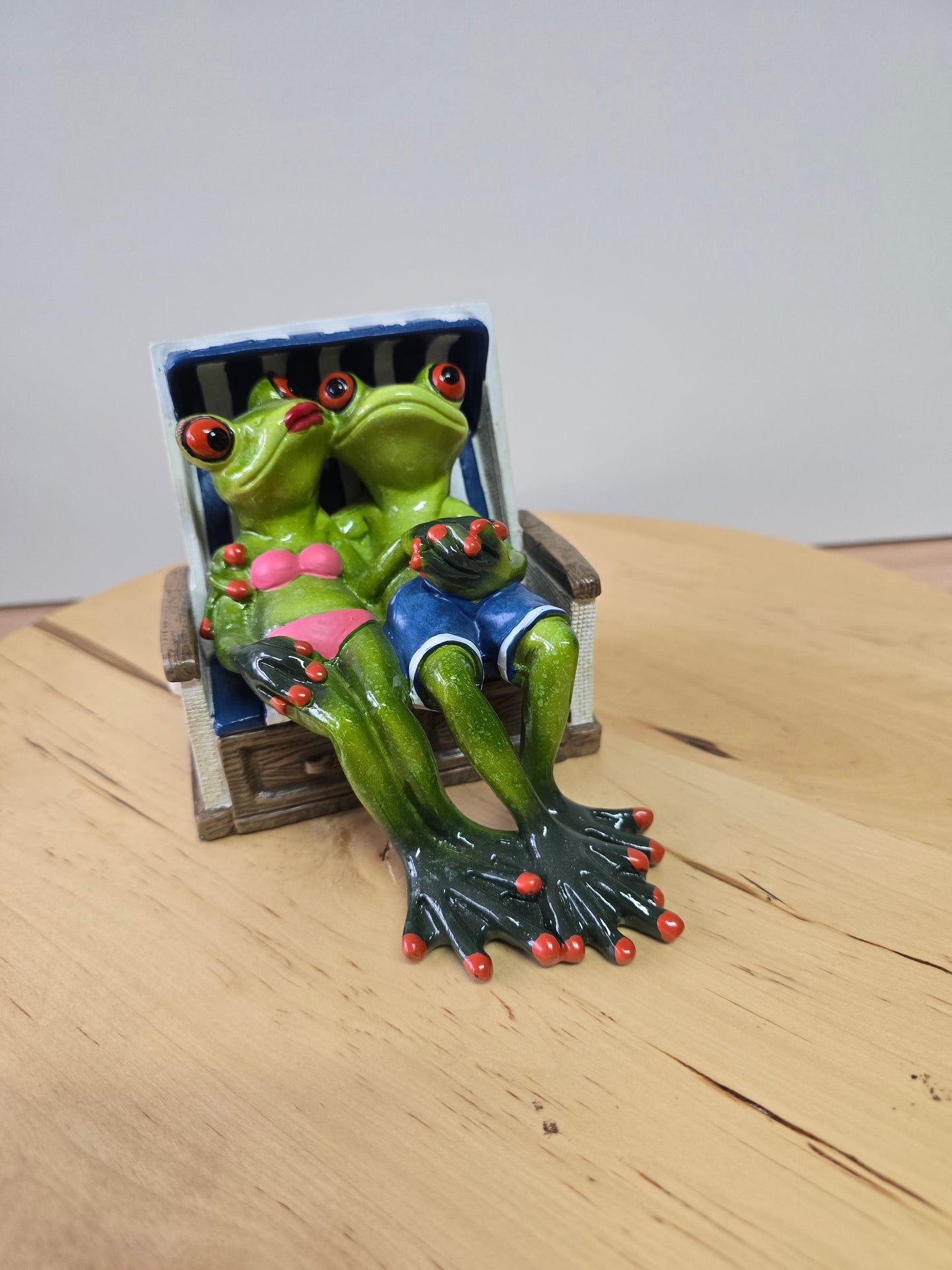 Frösche im Strandkorb16 cm