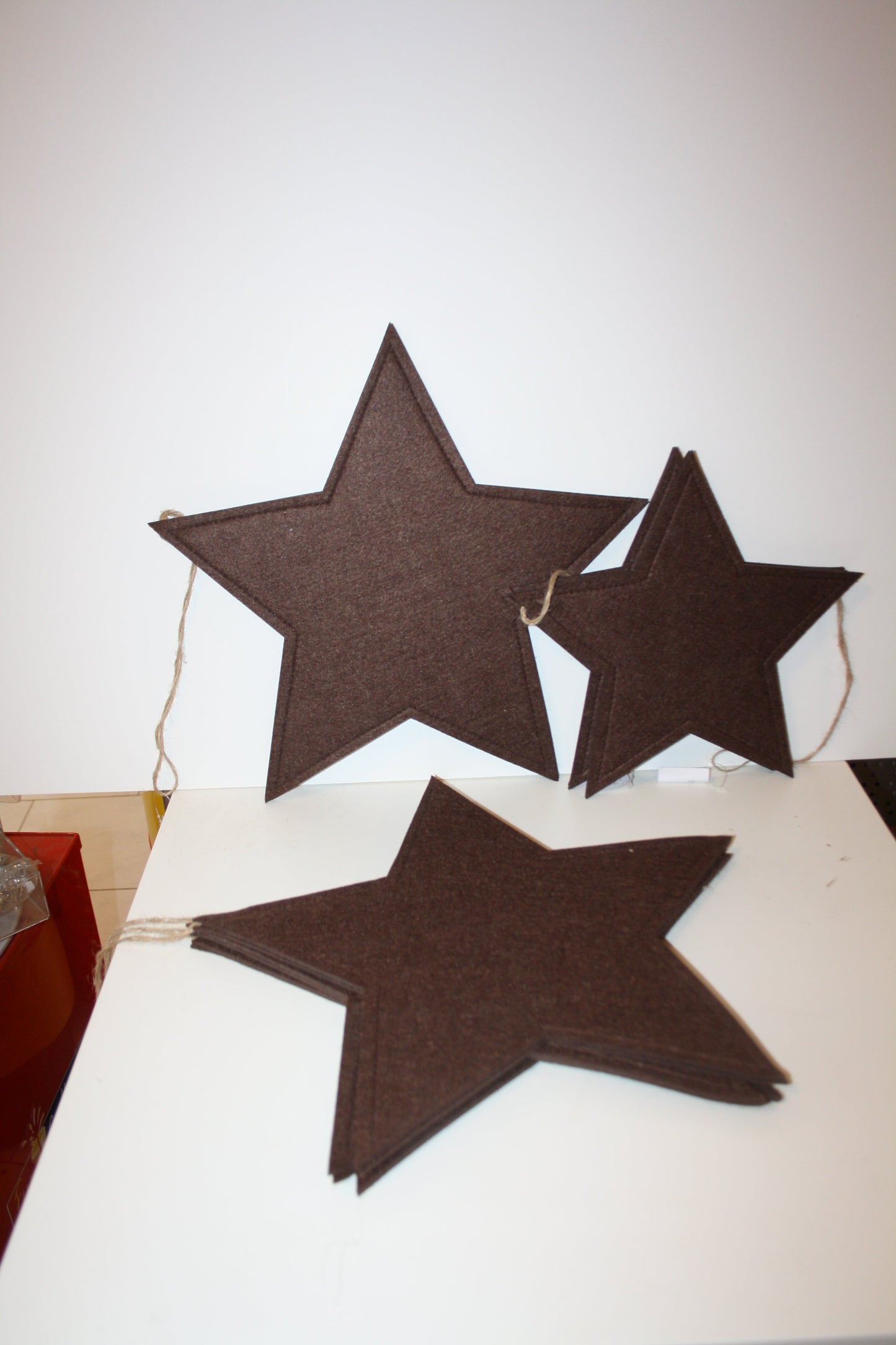 #8073 Filzstern braun 2 Gößen