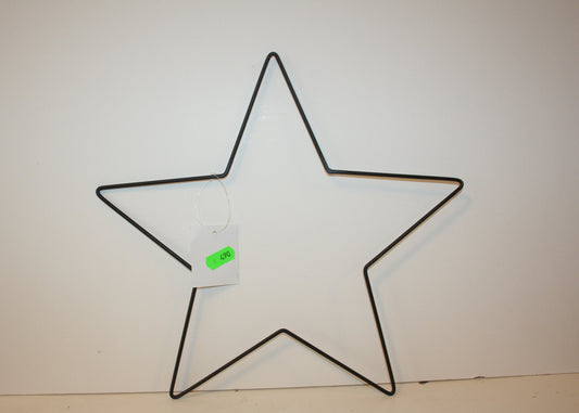 #8047  Metalldeko schwarz Stern