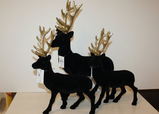 #8048 Hirsch scharzgold 2 Größen