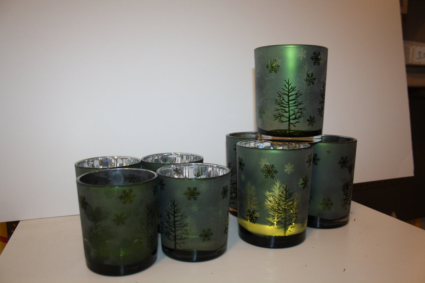 #8065 Windlichter Grün