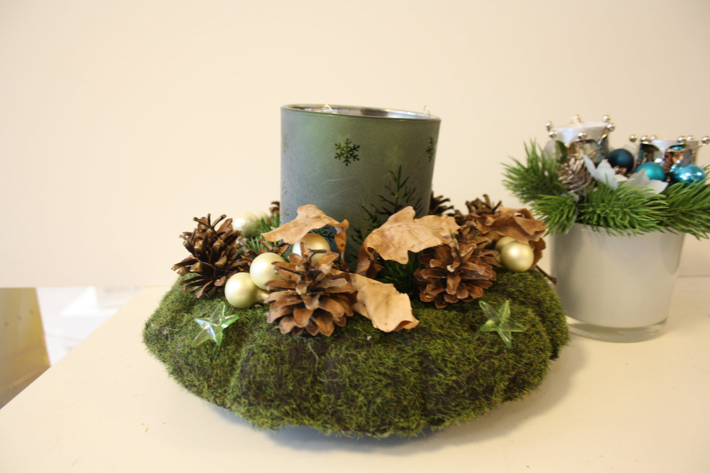 #8065 Windlichter Grün