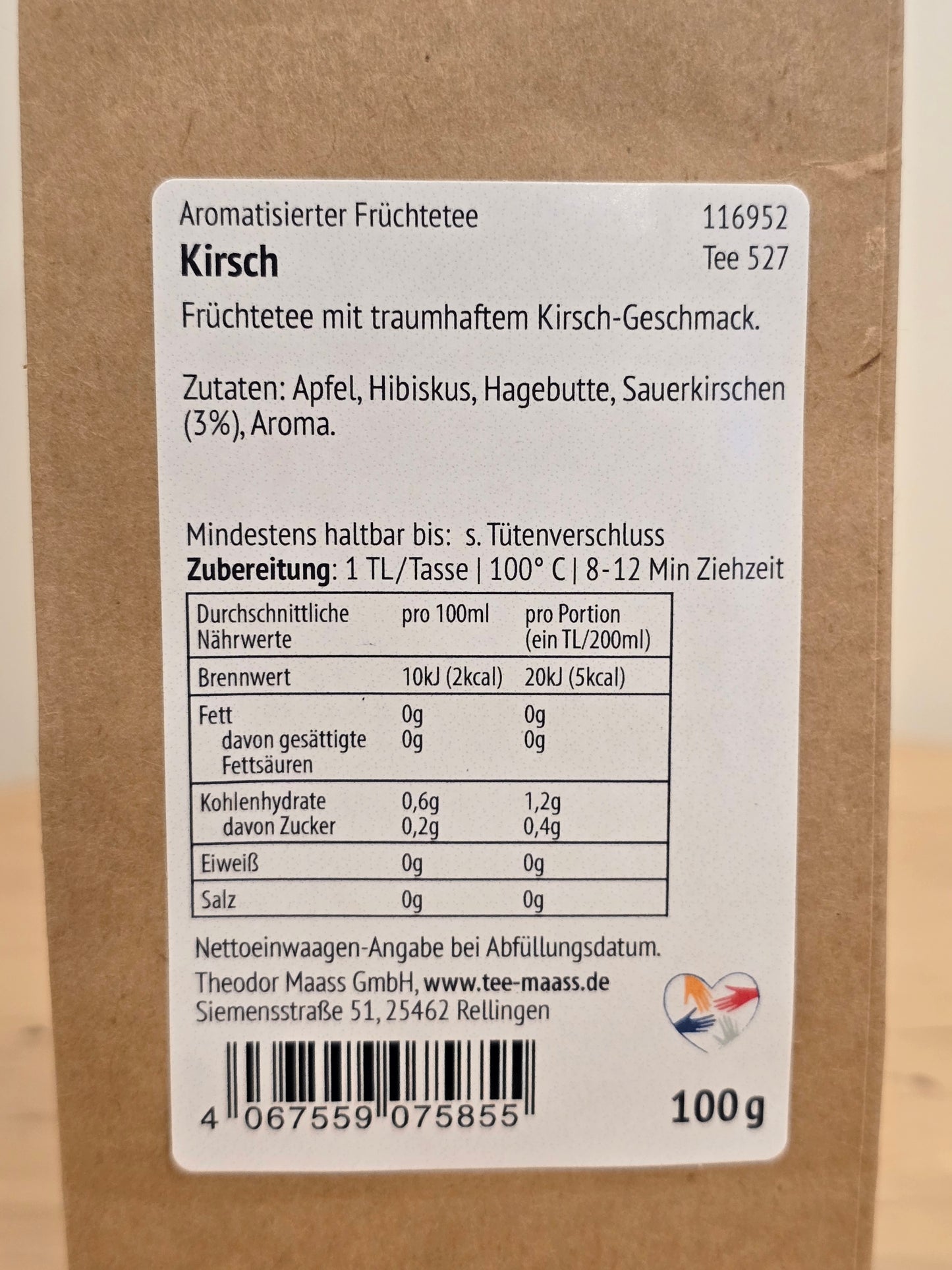 Kirschtee Früchtetee