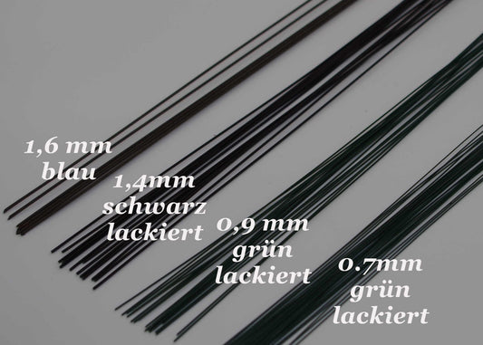 Draht blau und grün