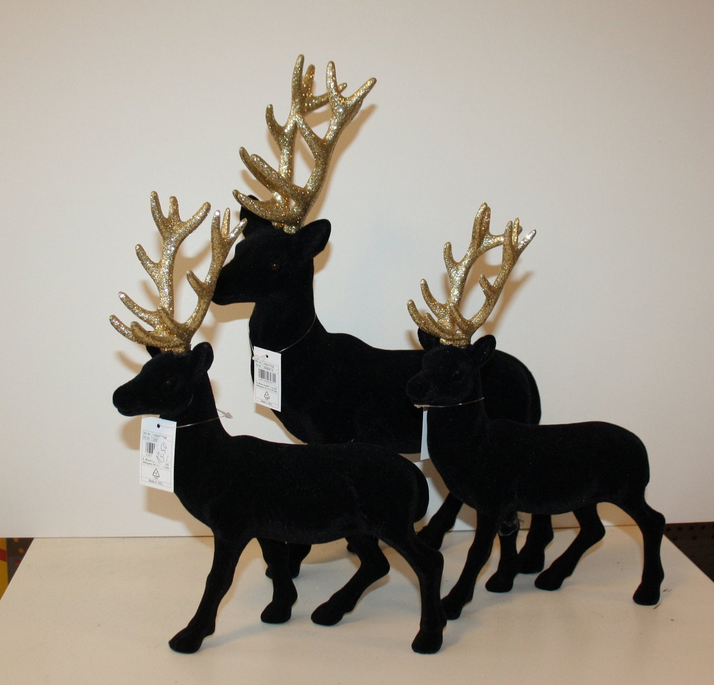 #8048 Hirsch scharzgold 2 Größen
