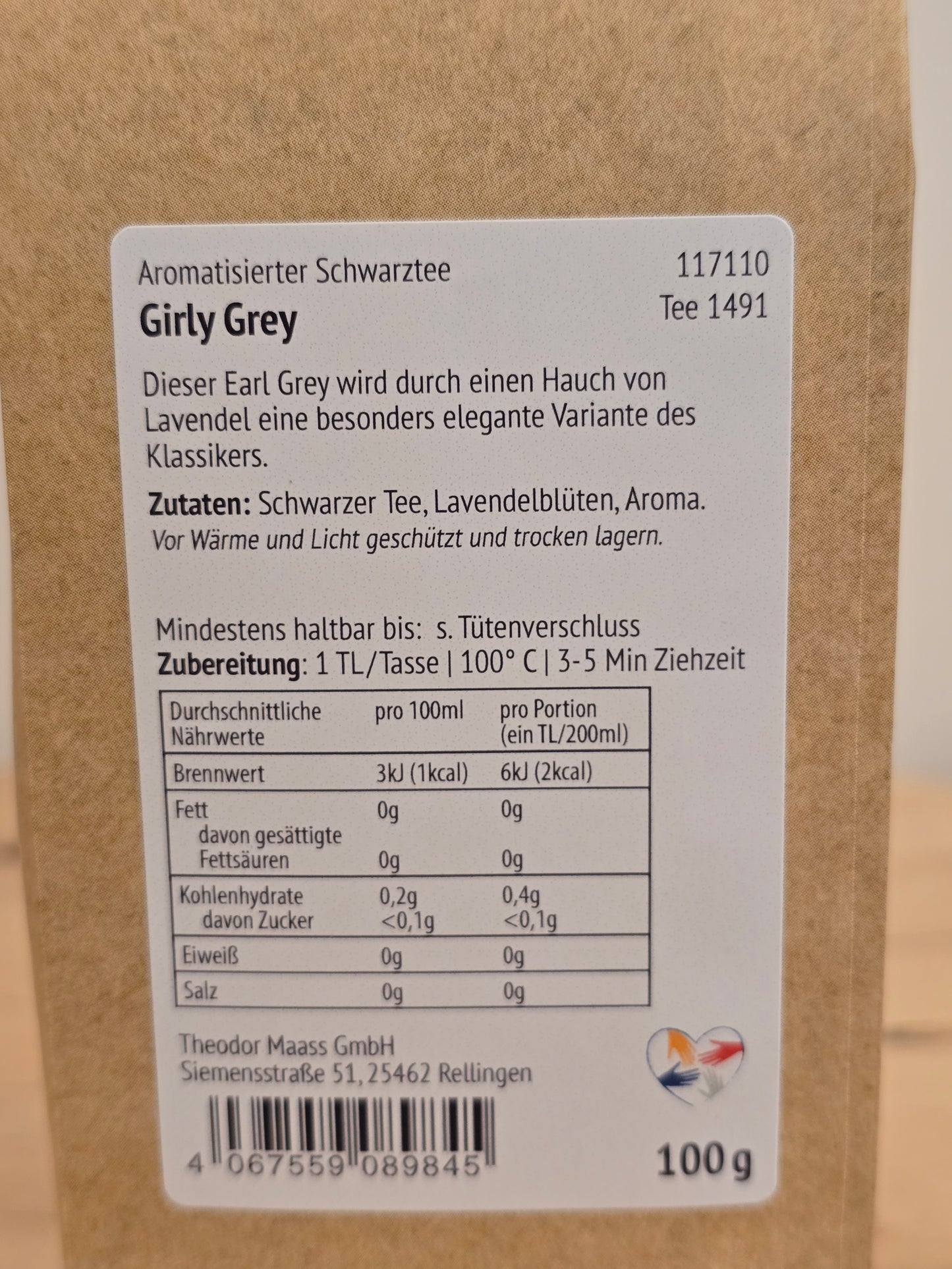 Allerbeste Freundin Tee-aromatischer Schwarztee