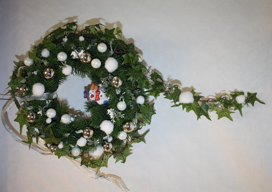 Türkranz silber weiss